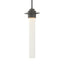 Hubbardton Forge 2010 Natural Iron Seeded Clear Glass (II) Multi Airis Medium Mini Pendant