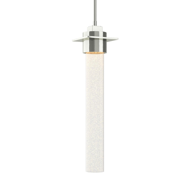 Hubbardton Forge 2010 Sterling Seeded Clear Glass (II) Multi Airis Medium Mini Pendant