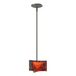 Hubbardton Forge 2008 Dark Smoke Topaz Glass (ZB) Multi Exos Delta Mini Pendant