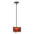 Hubbardton Forge 2008 Oil Rubbed Bronze Topaz Glass (ZB) Multi Exos Delta Mini Pendant
