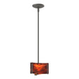 Hubbardton Forge 2008 Natural Iron Topaz Glass (ZB) Multi Exos Delta Mini Pendant