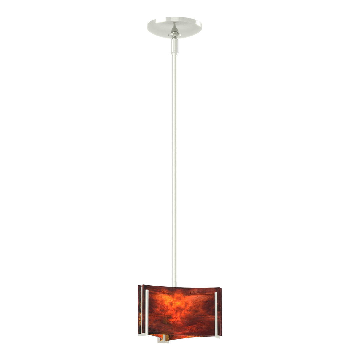 Hubbardton Forge 2008 Sterling Topaz Glass (ZB) Multi Exos Delta Mini Pendant