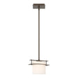 Hubbardton Forge 2009 Bronze Opal Glass (GG) Multi Arc Ellipse Mini Pendant