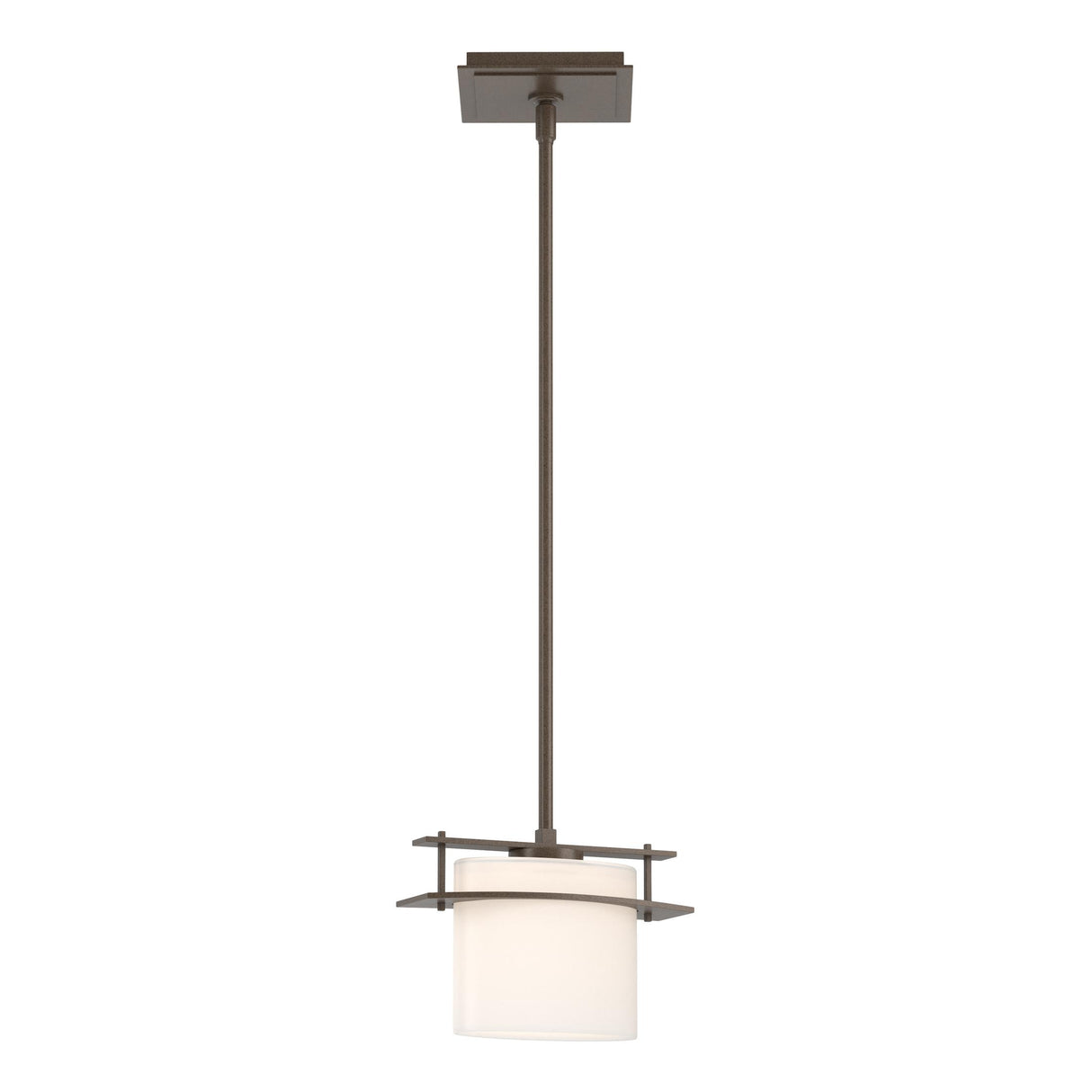 Hubbardton Forge 2009 Bronze Opal Glass (GG) Multi Arc Ellipse Mini Pendant