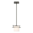 Hubbardton Forge 2009 Dark Smoke Opal Glass (GG) Multi Arc Ellipse Mini Pendant