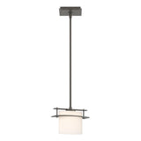 Hubbardton Forge 2009 Dark Smoke Opal Glass (GG) Multi Arc Ellipse Mini Pendant