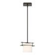 Hubbardton Forge 2009 Oil Rubbed Bronze Opal Glass (GG) Multi Arc Ellipse Mini Pendant