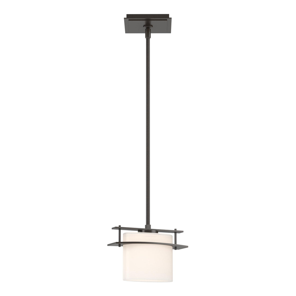 Hubbardton Forge 2009 Oil Rubbed Bronze Opal Glass (GG) Multi Arc Ellipse Mini Pendant