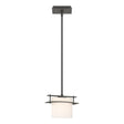 Hubbardton Forge 2009 Natural Iron Opal Glass (GG) Multi Arc Ellipse Mini Pendant