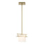 Hubbardton Forge 2009 Modern Brass Opal Glass (GG) Multi Arc Ellipse Mini Pendant