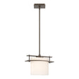 Hubbardton Forge 2011 Bronze Opal Glass (GG) Multi Arc Ellipse Large Mini Pendant