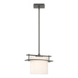 Hubbardton Forge 2011 Dark Smoke Opal Glass (GG) Multi Arc Ellipse Large Mini Pendant