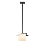 Hubbardton Forge 2011 Dark Smoke Opal Glass (GG) Multi Arc Ellipse Large Mini Pendant