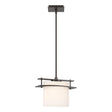 Hubbardton Forge 2011 Oil Rubbed Bronze Opal Glass (GG) Multi Arc Ellipse Large Mini Pendant