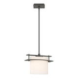 Hubbardton Forge 2011 Natural Iron Opal Glass (GG) Multi Arc Ellipse Large Mini Pendant