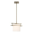Hubbardton Forge 2011 Soft Gold Opal Glass (GG) Multi Arc Ellipse Large Mini Pendant