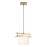 Hubbardton Forge 2011 Modern Brass Opal Glass (GG) Multi Arc Ellipse Large Mini Pendant