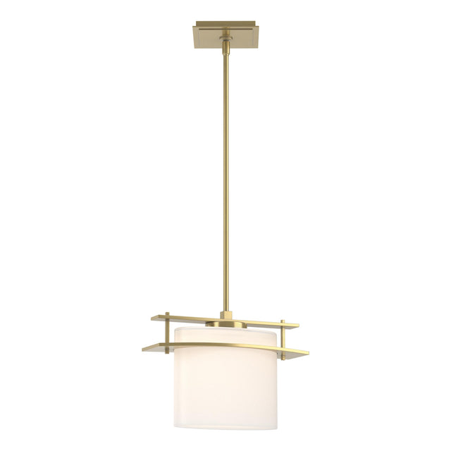 Hubbardton Forge 2011 Modern Brass Opal Glass (GG) Multi Arc Ellipse Large Mini Pendant