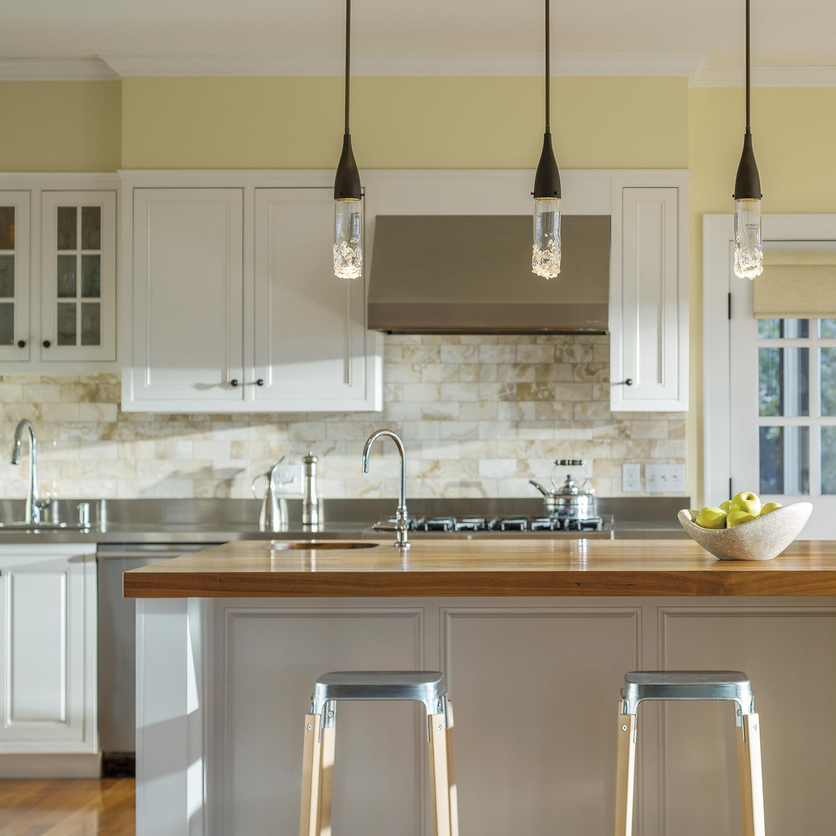 Hubbardton Forge 2019 Bronze Clear Glass (ZM) Multi Fritz Mini Pendant