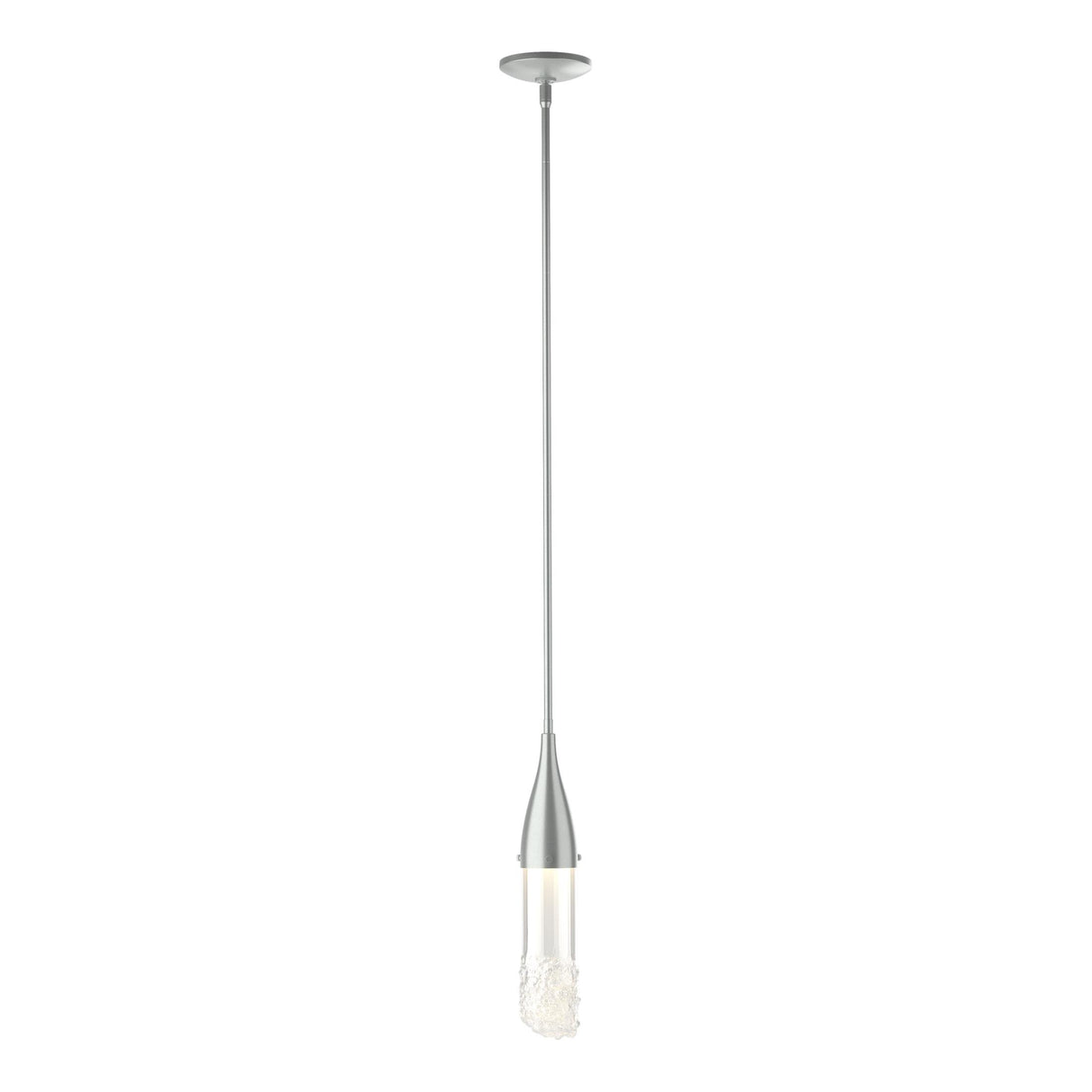 Hubbardton Forge 2019 Vintage Platinum Clear Glass (ZM) Multi Fritz Mini Pendant