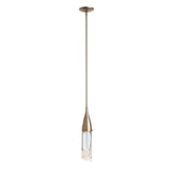Hubbardton Forge 2019 Soft Gold Clear Glass (ZM) Multi Fritz Mini Pendant