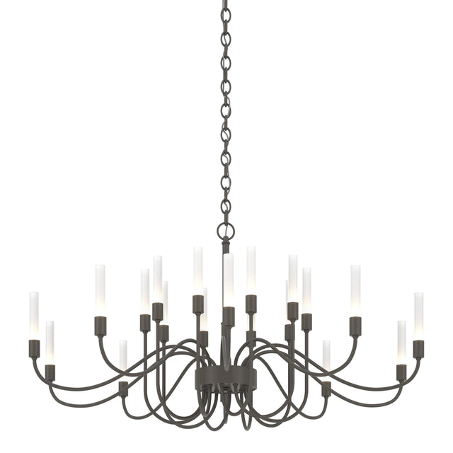 Hubbardton Forge 2014 Dark Smoke Lisse 20 Arm Chandelier