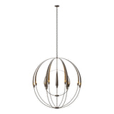 Hubbardton Forge 2016 Bronze Double Cirque Large Scale Chandelier