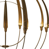 Hubbardton Forge 2016 Dark Smoke Double Cirque Large Scale Chandelier