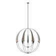 Hubbardton Forge 2016 Black Double Cirque Large Scale Chandelier