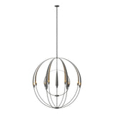 Hubbardton Forge 2016 Natural Iron Double Cirque Large Scale Chandelier