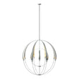 Hubbardton Forge 2016 Vintage Platinum Double Cirque Large Scale Chandelier