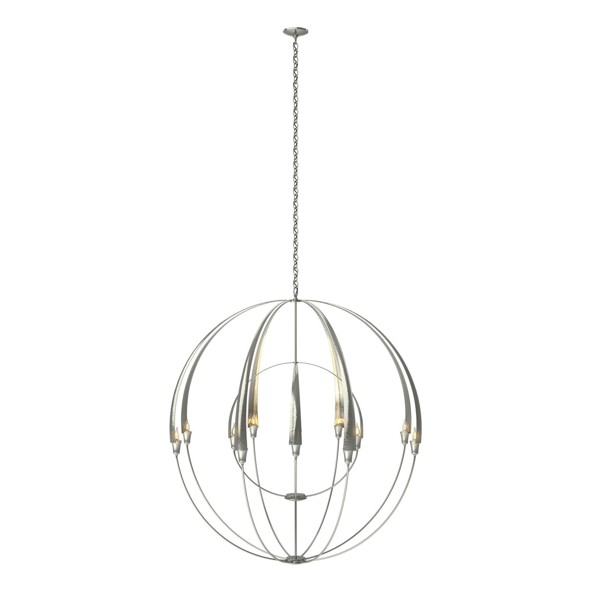 Hubbardton Forge 2016 Sterling Double Cirque Large Scale Chandelier
