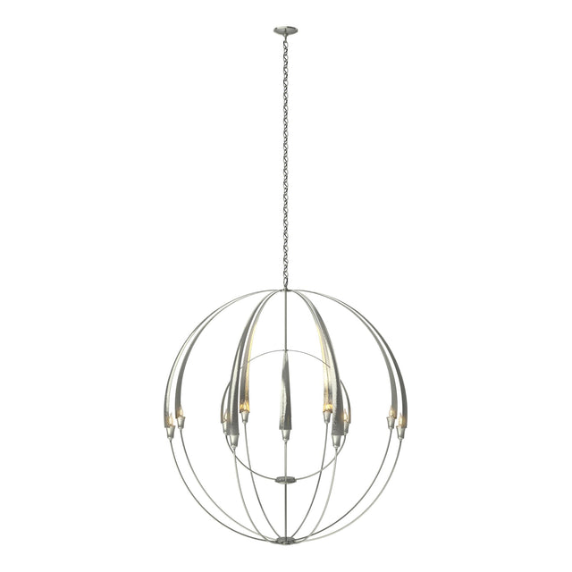 Hubbardton Forge 2016 Sterling Double Cirque Large Scale Chandelier