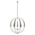Hubbardton Forge 2016 Oil Rubbed Bronze Double Cirque Large Scale Chandelier