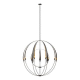 Hubbardton Forge 2016 Oil Rubbed Bronze Double Cirque Large Scale Chandelier