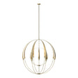 Hubbardton Forge 2016 Modern Brass Double Cirque Large Scale Chandelier
