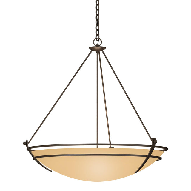 Hubbardton Forge 2009 Bronze Sand Glass (SS) Presidio Tryne Large Scale Pendant
