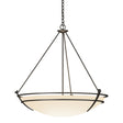 Hubbardton Forge 2009 Dark Smoke Opal Glass (GG) Presidio Tryne Large Scale Pendant