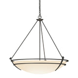 Hubbardton Forge 2009 Natural Iron Opal Glass (GG) Presidio Tryne Large Scale Pendant