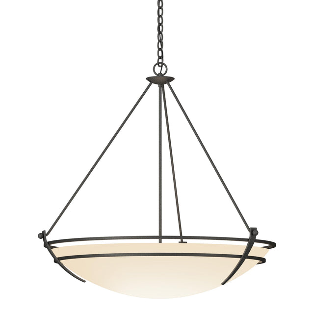 Hubbardton Forge 2009 Natural Iron Opal Glass (GG) Presidio Tryne Large Scale Pendant