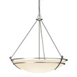 Hubbardton Forge 2009 Vintage Platinum Opal Glass (GG) Presidio Tryne Large Scale Pendant