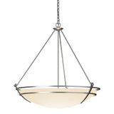 Hubbardton Forge 2009 Vintage Platinum Opal Glass (GG) Presidio Tryne Large Scale Pendant