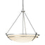 Hubbardton Forge 2009 Vintage Platinum Opal Glass (GG) Presidio Tryne Large Scale Pendant