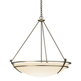 Hubbardton Forge 2009 Soft Gold Opal Glass (GG) Presidio Tryne Large Scale Pendant