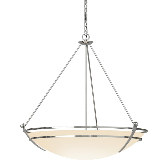 Hubbardton Forge 2009 Sterling Opal Glass (GG) Presidio Tryne Large Scale Pendant