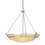 Hubbardton Forge 2009 Sterling Sand Glass (SS) Presidio Tryne Large Scale Pendant