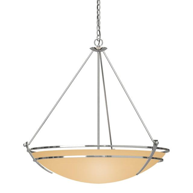 Hubbardton Forge 2009 Sterling Sand Glass (SS) Presidio Tryne Large Scale Pendant