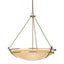 Hubbardton Forge 2009 Modern Brass Sand Glass (SS) Presidio Tryne Large Scale Pendant