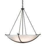 Hubbardton Forge 2008 Bronze Opal Glass (GG) Compass Large Scale Pendant