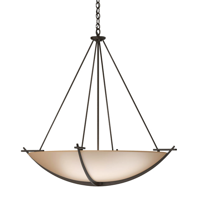 Hubbardton Forge 2008 Bronze Sand Glass (SS) Compass Large Scale Pendant